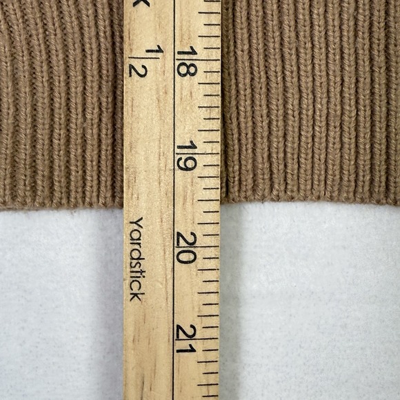 Cider Cardigan Sweater Size Medium Carmel Yellow Floral Cropped Knit - Picture 7 of 7